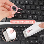 Electronic Cleaning & Dust Brush Kit – 7 in 1 Multifunction Cleaning Brush Set