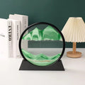 3D Deep Sea Sandscape – Moving Quicksand Flow Art -[Green]