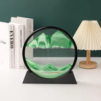 3D Deep Sea Sandscape – Moving Quicksand Flow Art -[Green]
