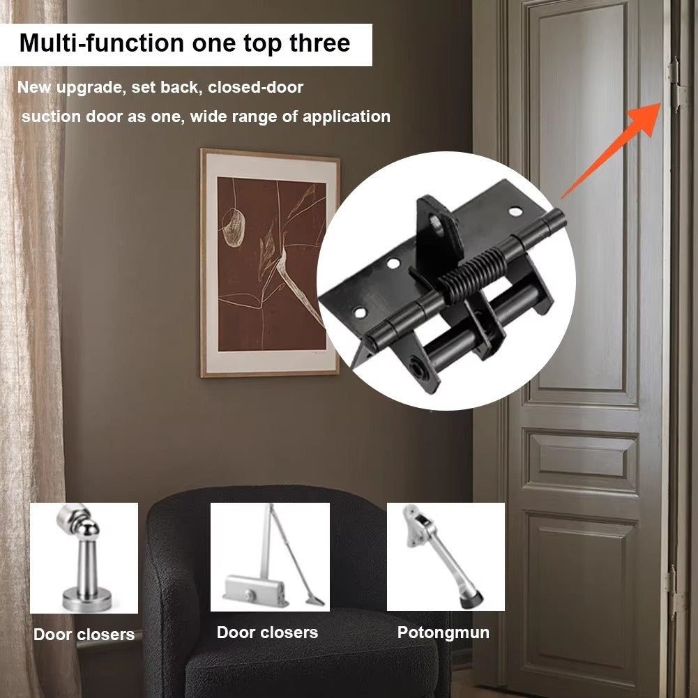 Automatic Closing 90° Hinge - Black