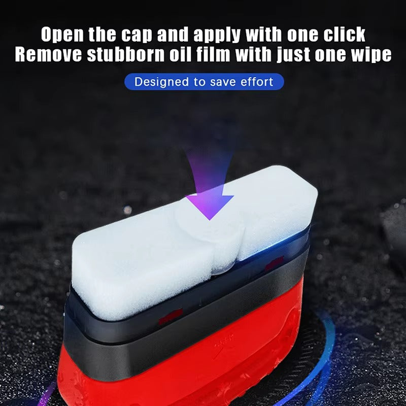 Glass Oil Film Remover – Powerful Windshield Cleaner with 50ml Refill