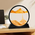 3D Deep Sea Sandscape – Moving Quicksand Flow Art -[Golden Brown]