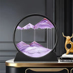 3D Deep Sea Sandscape – Moving Quicksand Flow Art -[Purple]