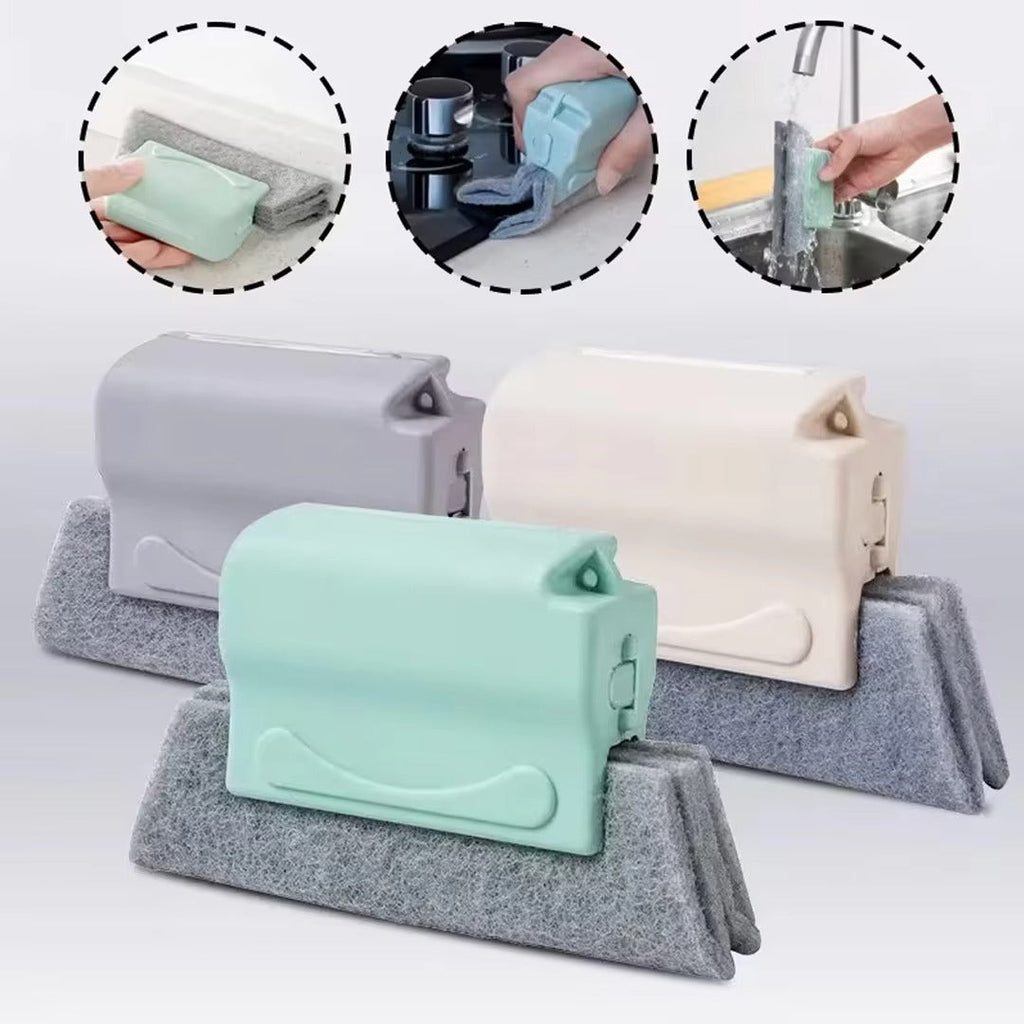 2 Pcs- Window Track Cleaning Brush Set
