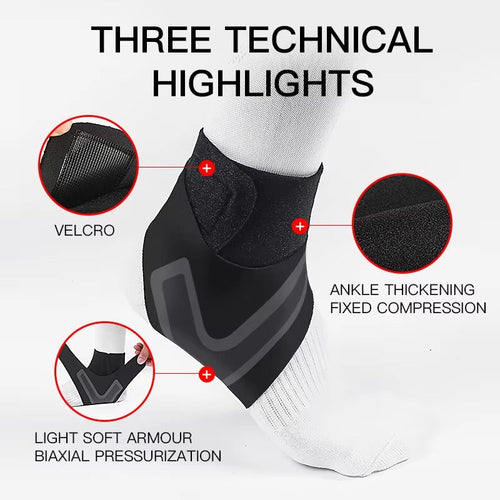 2 Pcs Adjustable Ankle Support Brace