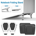 2 Pcs- Foldable Laptop Stand– Non-Slip Notebook Riser