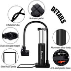 Portable Foot Pump with Pressure Gauge