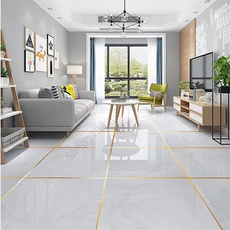 166 Feet (Silver color) Self-Adhesive Waterproof Tile Gap Tape – Floor & Wall Sealing Solution