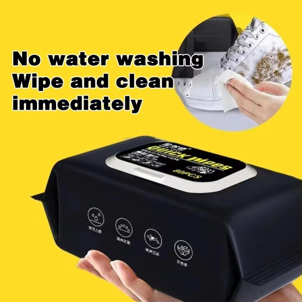 80 Pcs- Shoe Cleaning Wipes