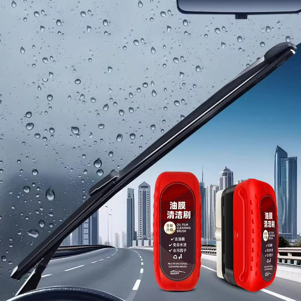 Glass Oil Film Remover – Powerful Windshield Cleaner with 50ml Refill