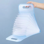 ২ পিস - 13-Cell Portable Expanding Paper Storage Organizer Bag