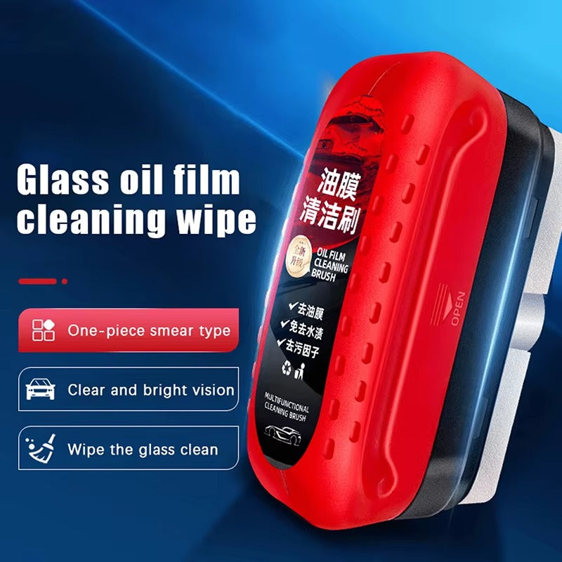 Glass Oil Film Remover – Powerful Windshield Cleaner with 50ml Refill