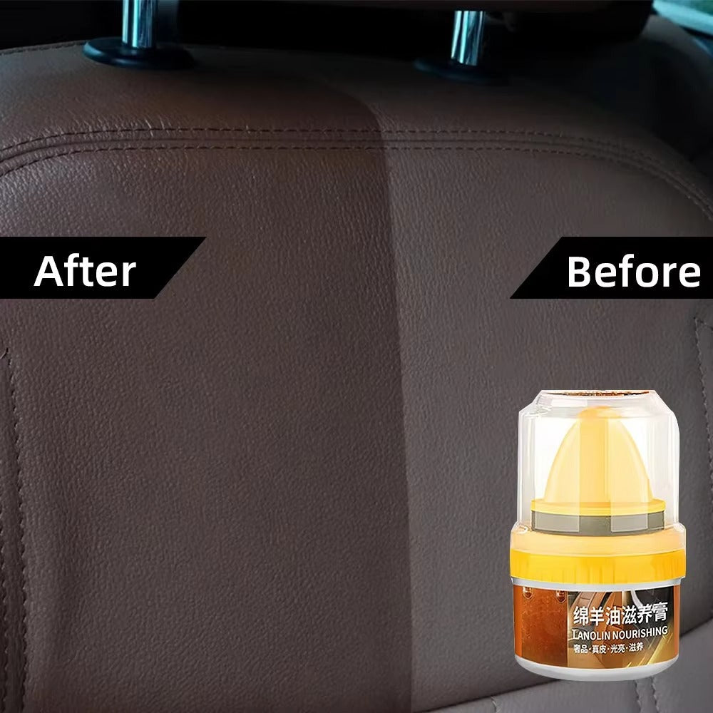 Leather Repair & Shoe Polish Cream -[Brown]