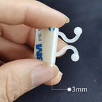 50Pcs- Self-Adhesive Plant Wall Clips- [White]