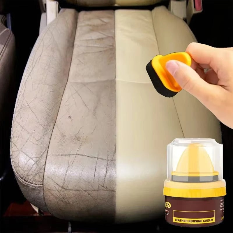 Leather Repair & Shoe Polish Cream -[Brown]