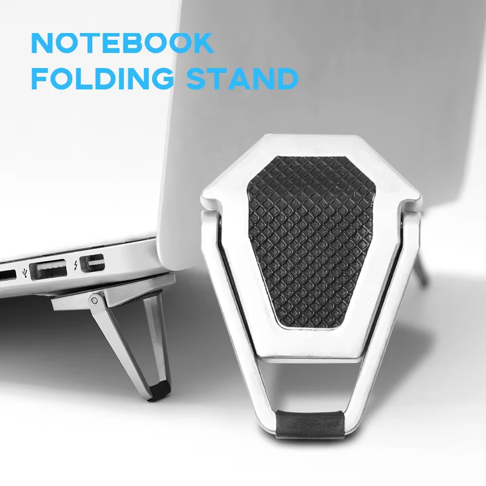 2 Pcs- Foldable Laptop Stand– Non-Slip Notebook Riser