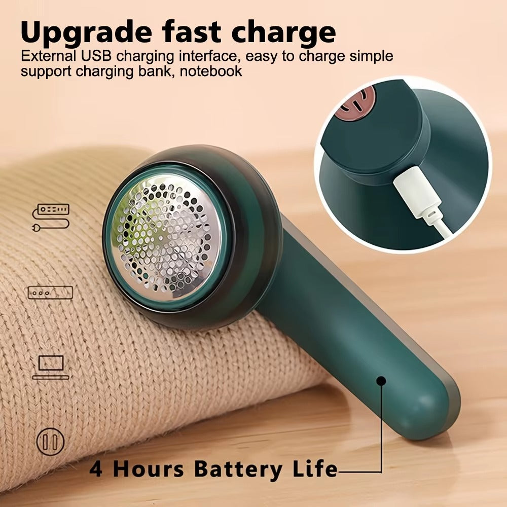 Rechargeable Electric Fabric Shaver – Lint Remover & Hair Ball Trimmer