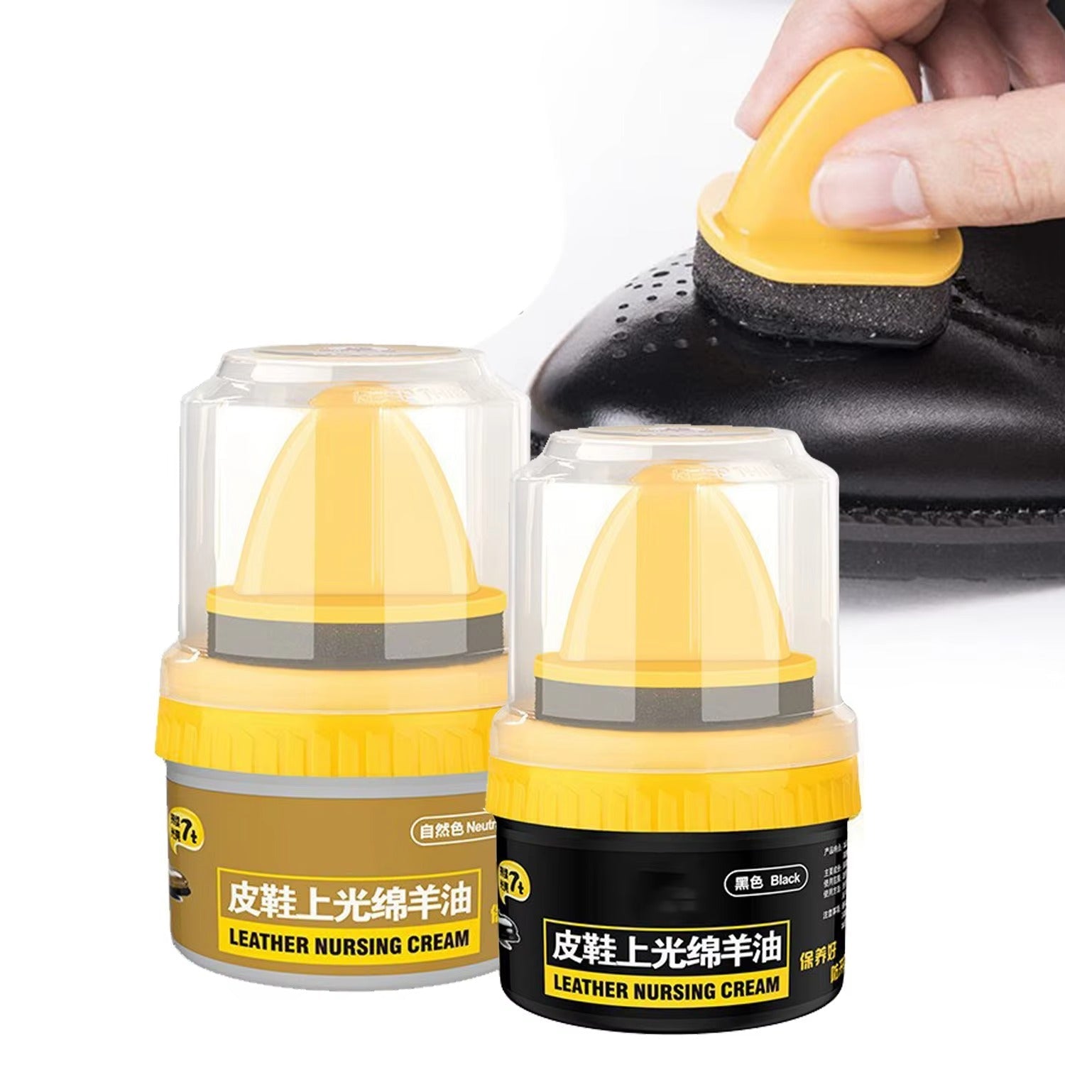 Leather Repair & Shoe Polish Cream -[Black]
