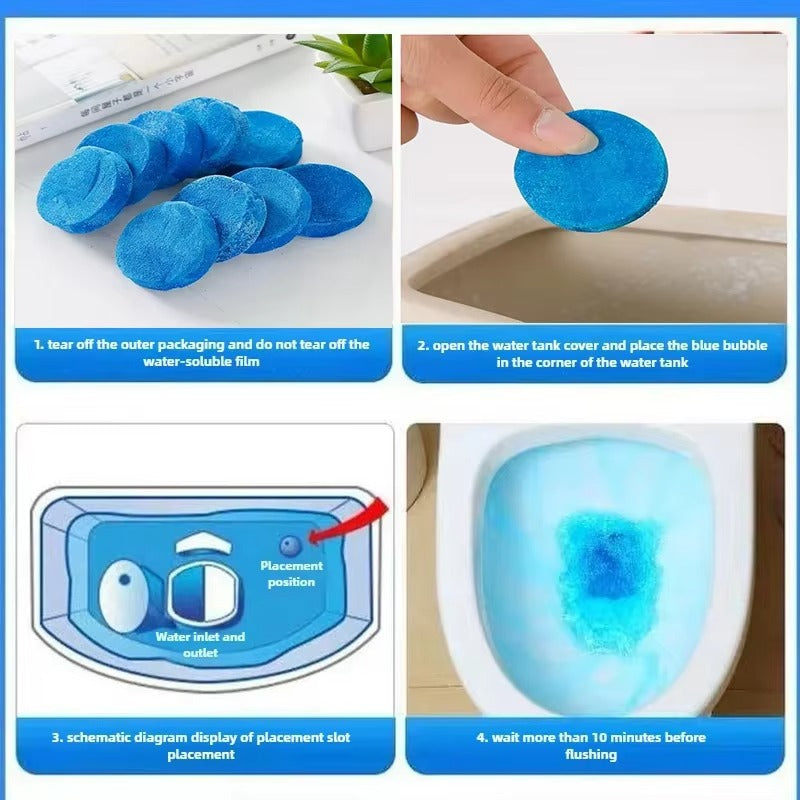 ৪০ পিসের প্যাকেট | Toilet Flush Tablets