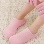 [দুই জোড়া]- Gel Moisturizing Socks – Soften, Exfoliate & Repair Dry Feet