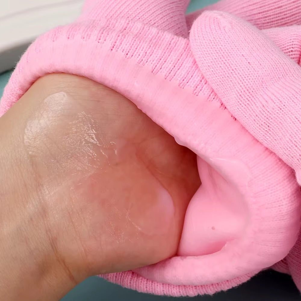 [এক জোড়া]- Gel Moisturizing Socks – Soften, Exfoliate & Repair Dry Feet