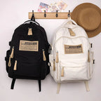 Luxury-Style Waterproof School Bag -[Black -Version 03]