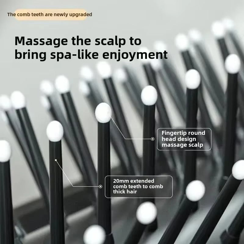 Premium Mini Foldable Hair Brush with Mirror