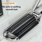 Premium Mini Foldable Hair Brush with Mirror