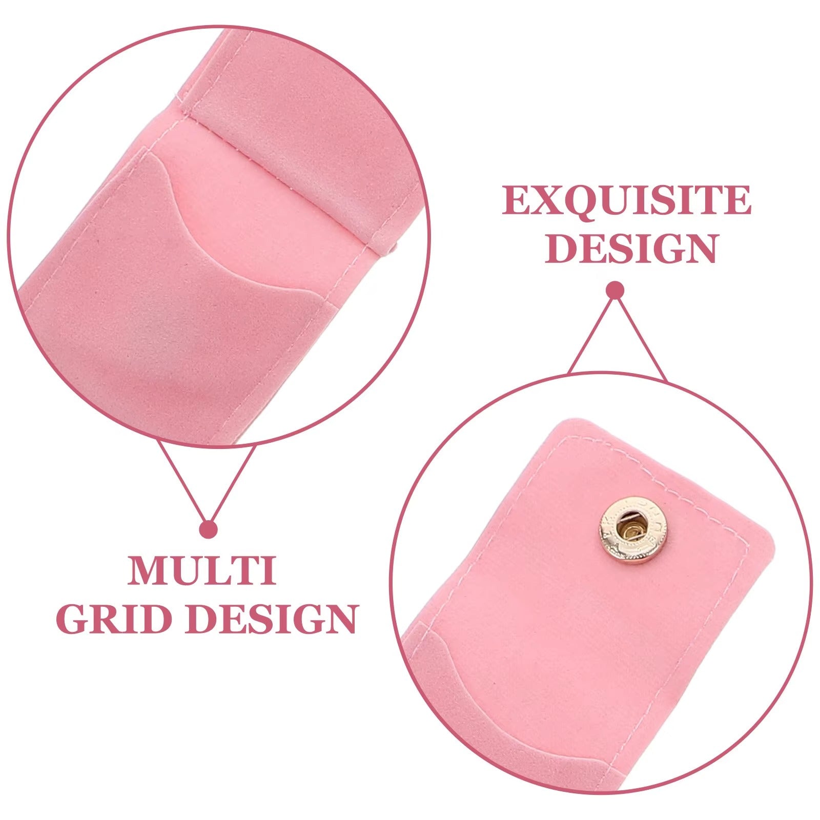 3 Set - Luxury Mini Jewelry Organizer Bag