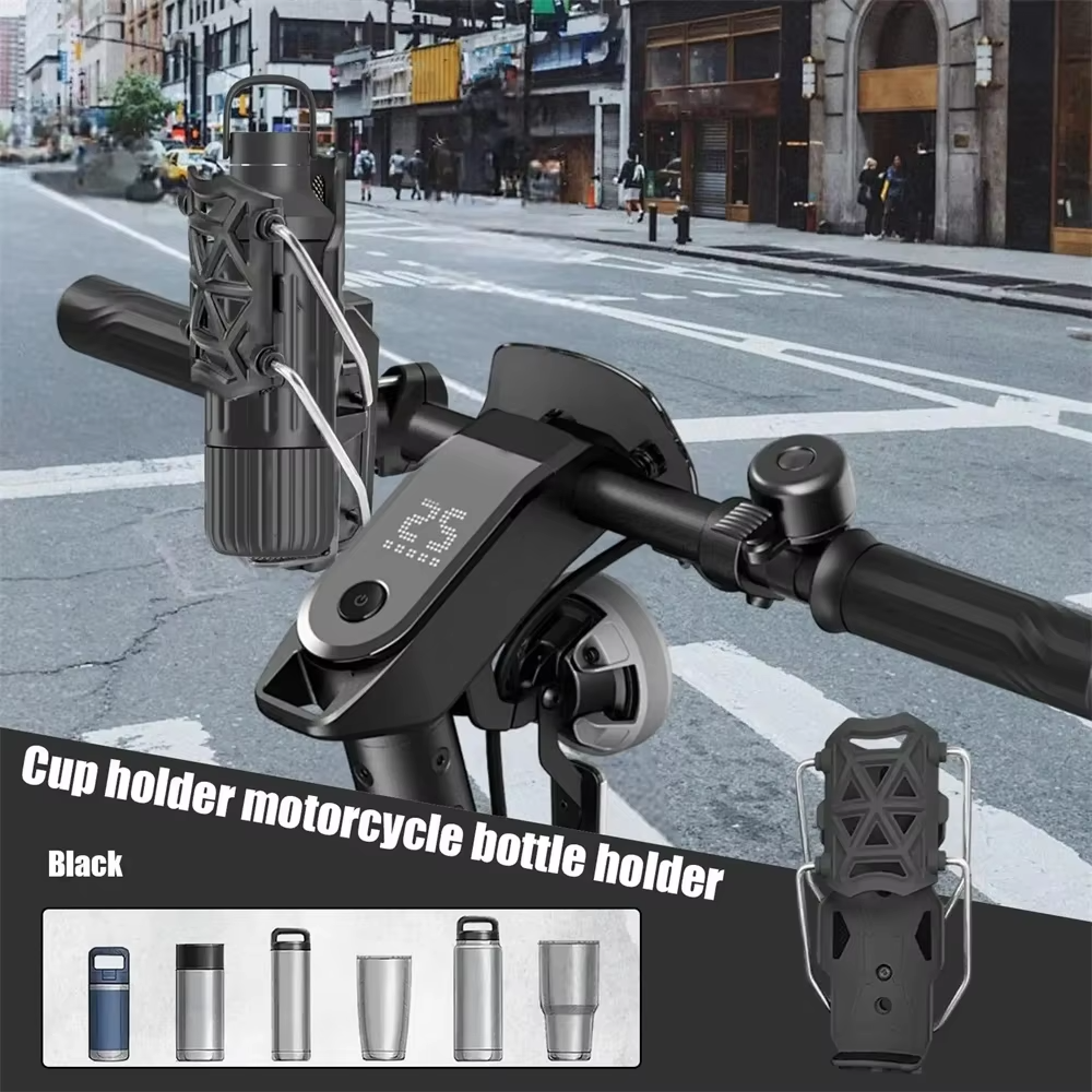 Universal Water Bottle Holder - 360 Degree Rotatable Adjustable