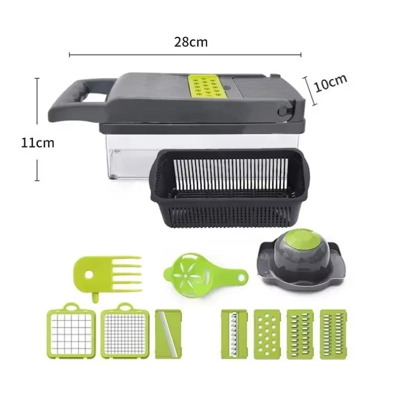 All-in-One 14/16-in-1 Vegetable Chopper & Food Slicer