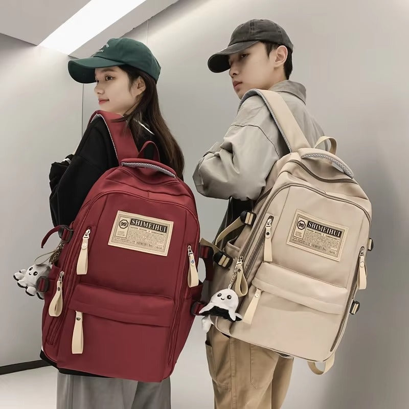 Luxury-Style Waterproof School Bag -[Maroon -Version 03]
