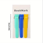 [6 pcs] Silicone Bookmarks Set