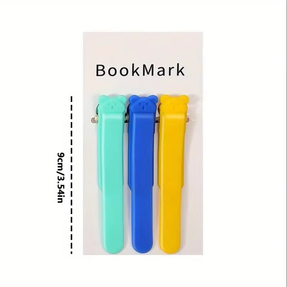 [6 pcs] Silicone Bookmarks Set