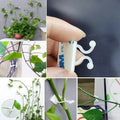 50Pcs- Self-Adhesive Plant Wall Clips- [White]