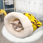 Premium Warm Cat Sleeping Bag -[Yellow]