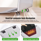 2 Pcs- Foldable Laptop Stand– Non-Slip Notebook Riser