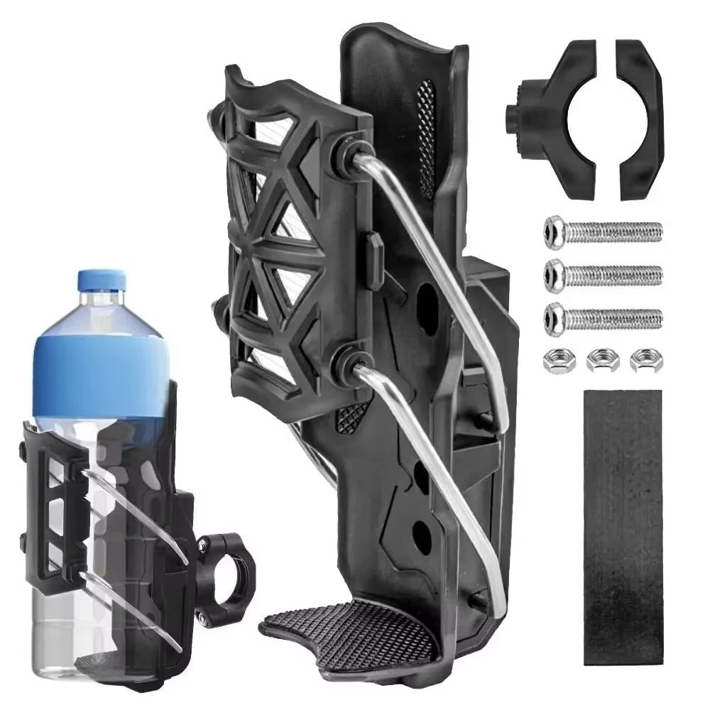Universal Water Bottle Holder - 360 Degree Rotatable Adjustable