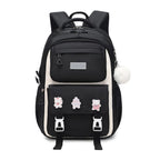 High-capacity Cute School Bag for Primary & High School -[Black]