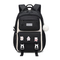 Luxury-Style Waterproof School Bag -[Black]