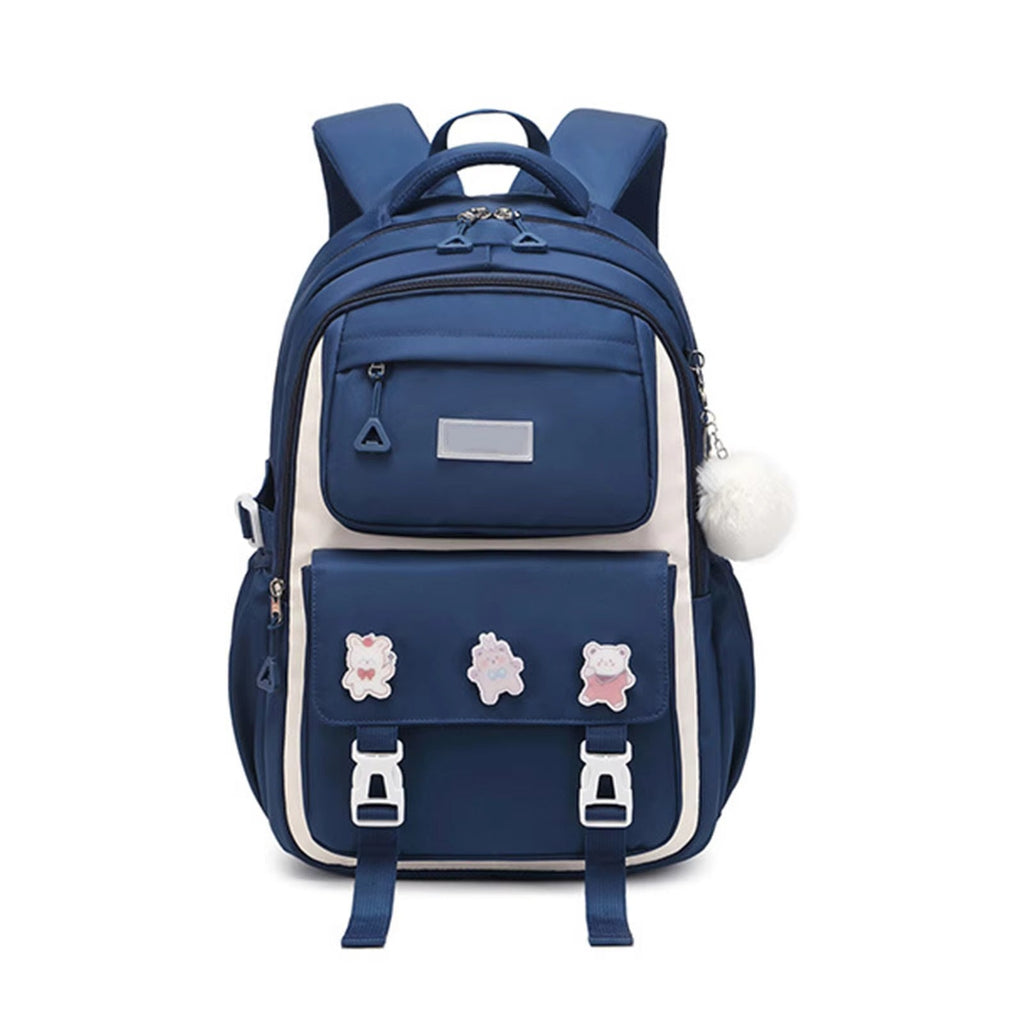 High-capacity Cute School Bag for Primary & High School -[Navy Blue]